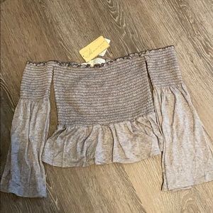 Off the shoulder shirt